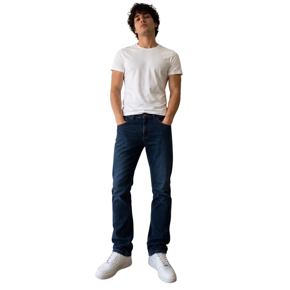 PAIGE Mens Federal Slim Straight Leg Jeans Dark Wash Indigo Blue Size 32